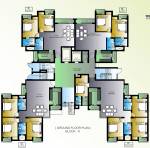 Celebrity Garden Block K Cluster Plan for ground Floor  celebrity-garden-block-k Celebrity Garden Block K Cluster Plan for ground Floor
