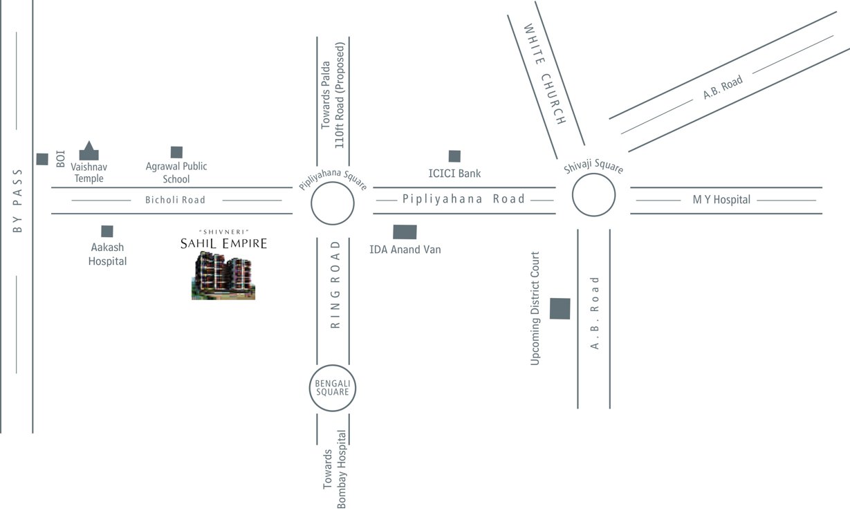  shivneri sahil empire Location Plan
