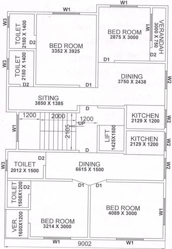 Images for Cluster Plan of Concrete Ganguly Bhawan