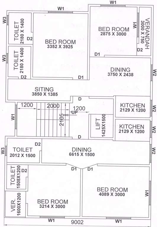 Images for Cluster Plan of Concrete Ganguly Bhawan