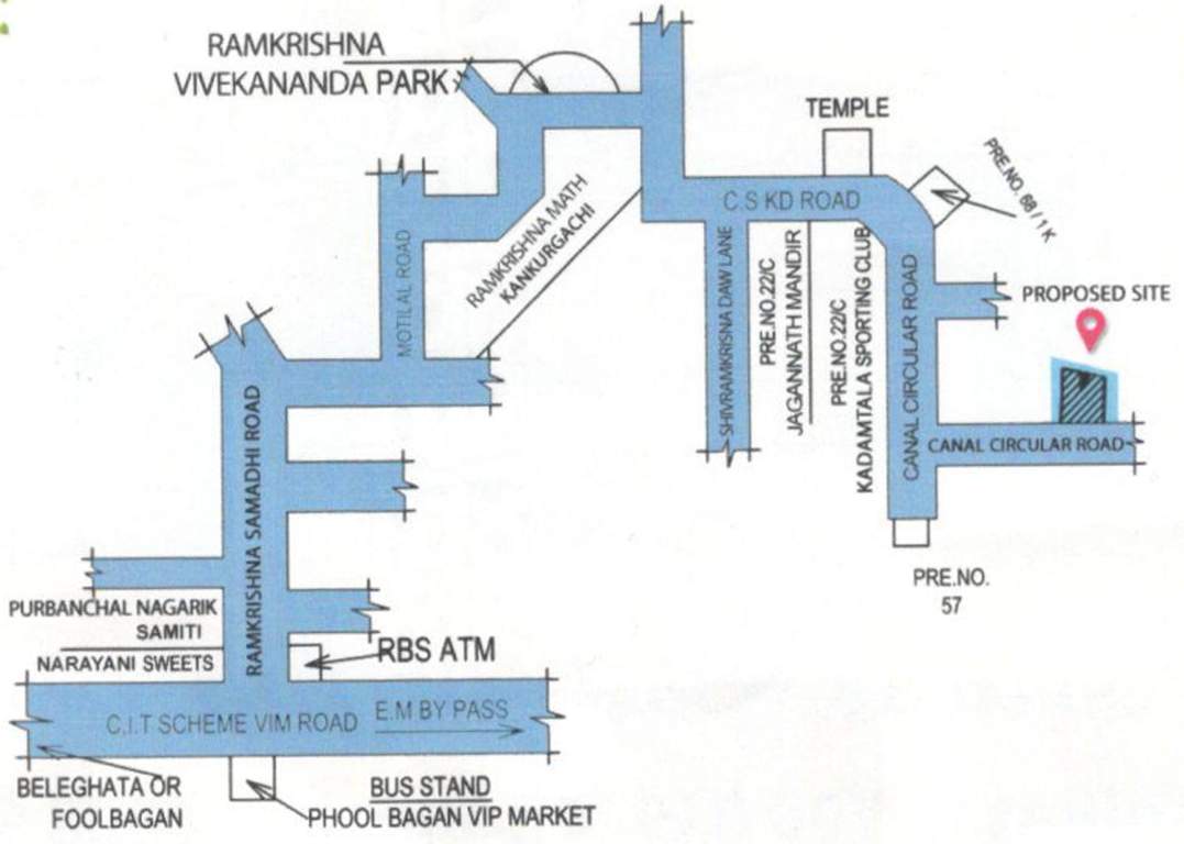 Images for Location Plan of MCK Pratibha
