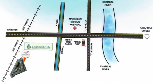 Images for Location Plan of Shubham Landmark Paradise
