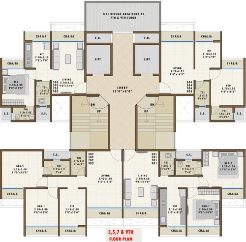 Images for Cluster Plan of Mahavir Neelkanth Majestic