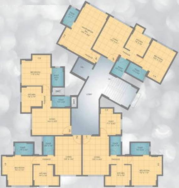 Images for Cluster Plan of Damji Shamji Mahavir Estella Wing E