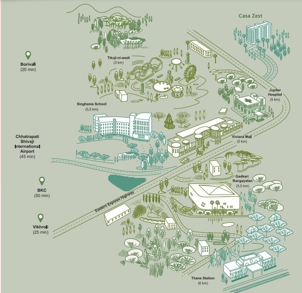  casa zest Location Plan