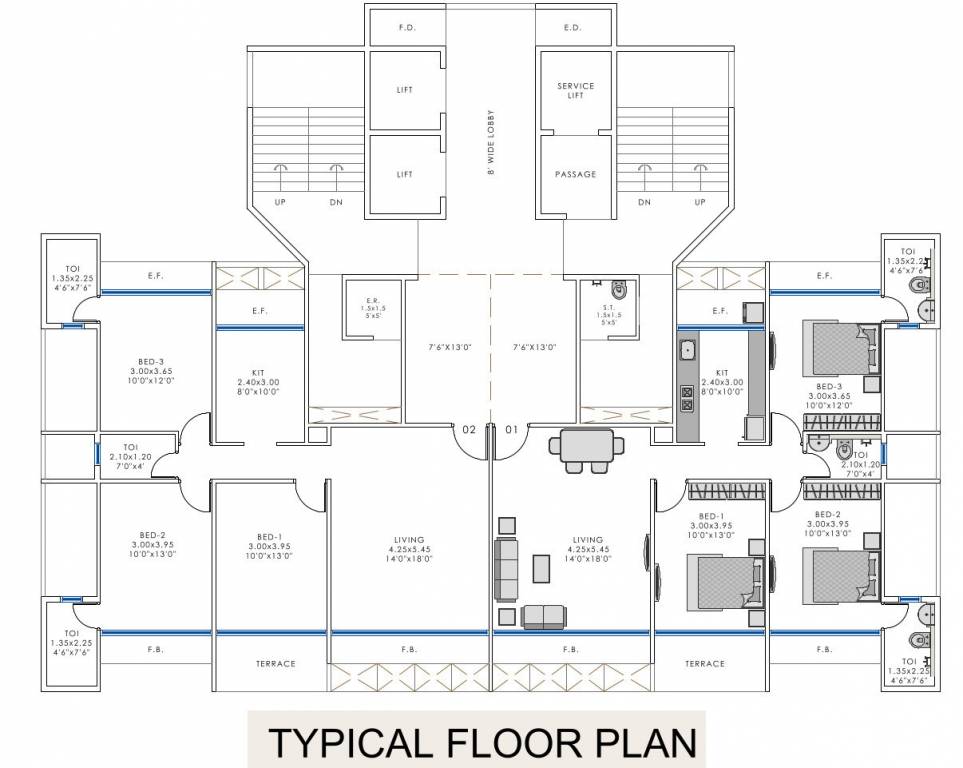  palm woods Platinum Palm Woods Typical Cluster Plan
