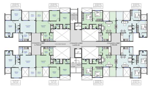  41-elite Images for Cluster Plan of Krisala 41 Elite