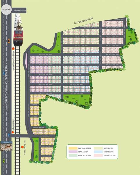 Images for Layout Plan of Nature Yadadri Ambience