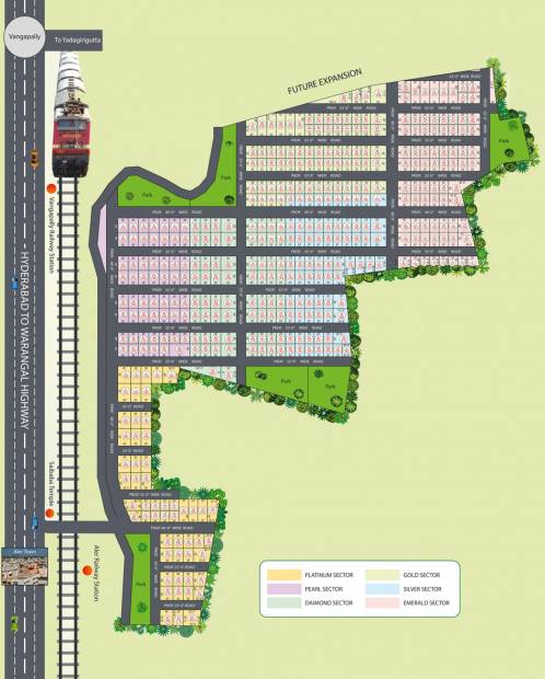 Images for Layout Plan of Nature Yadadri Ambience
