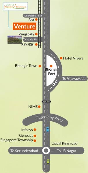 Images for Location Plan of Nature Yadadri Ambience
