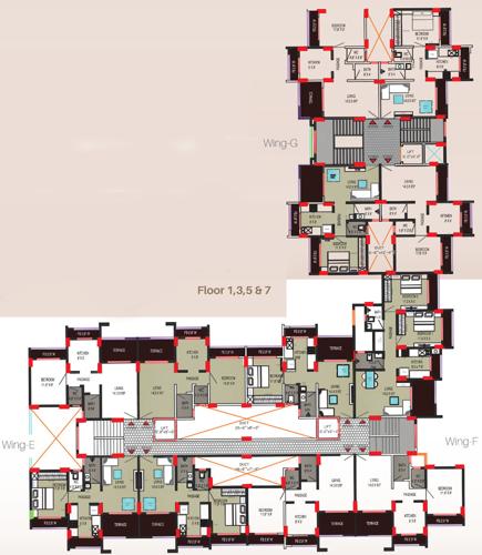 Images for Cluster Plan of Rattan Galaxy Wing E F And G