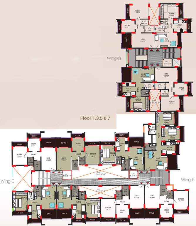 Images for Cluster Plan of Rattan Galaxy Wing E F And G
