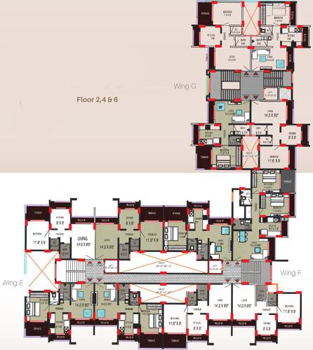 Images for Cluster Plan of Rattan Galaxy Wing E F And G