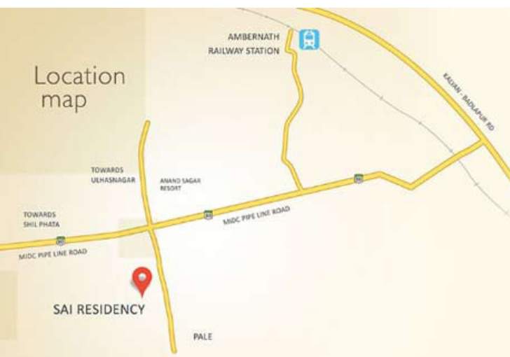 shiv sai residency Location Plan
