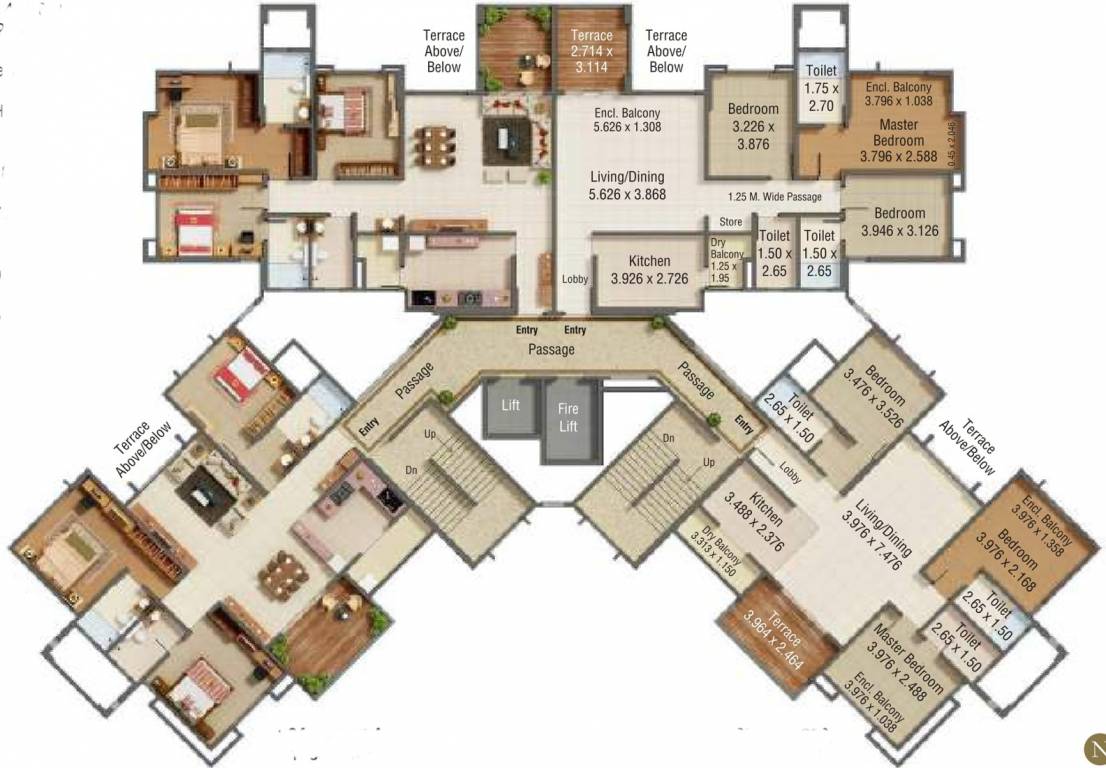 Images for Cluster Plan of Kumar Princetown Royal B2