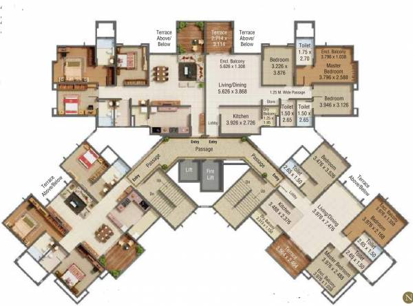 Images for Cluster Plan of Kumar Princetown Royal B2