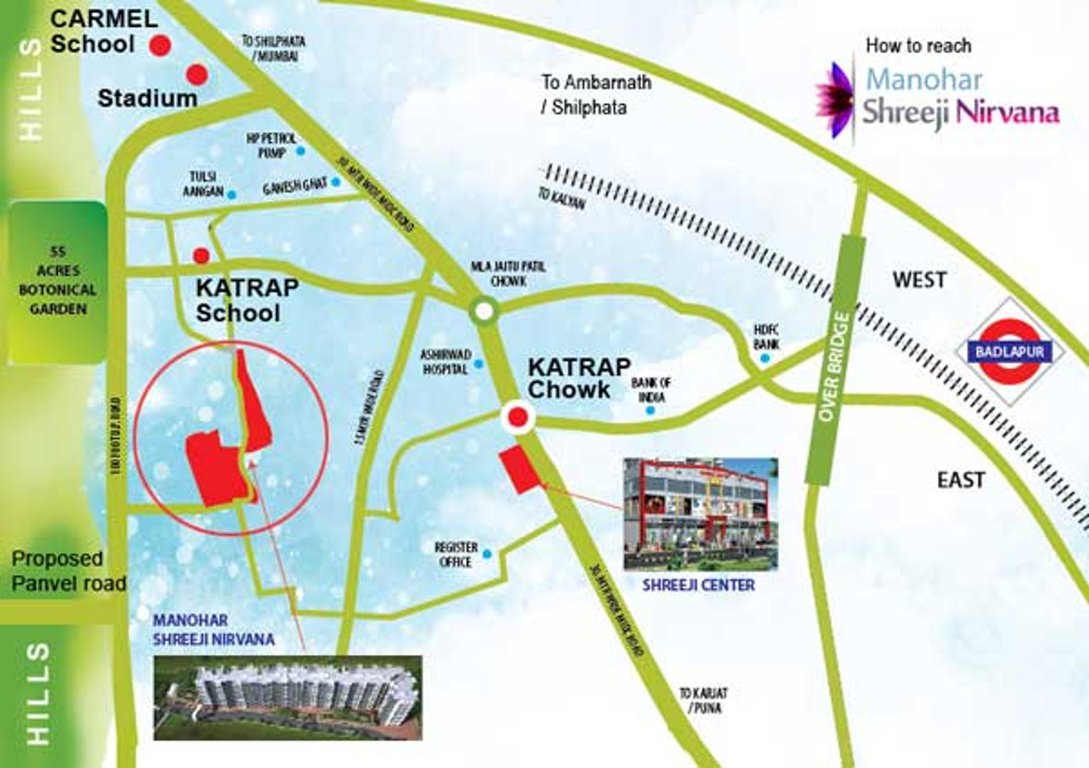 Images for Location Plan of 5P Manohar Shreeji Niravana Phase 5