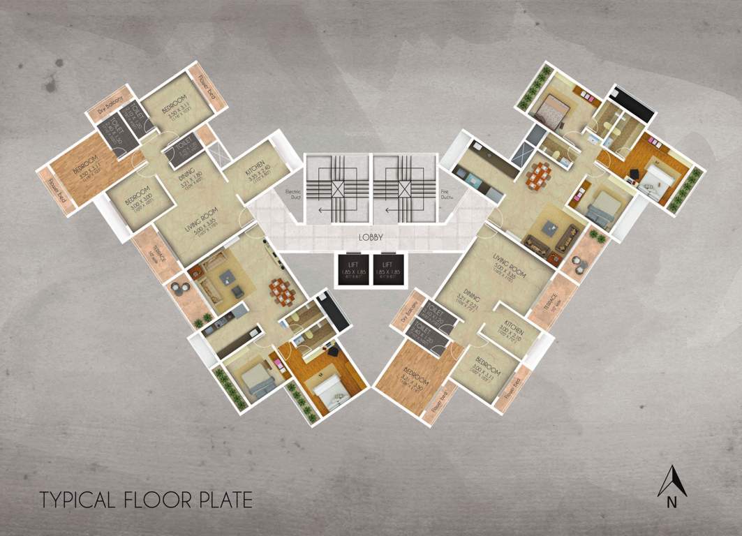  infinity tower Infinity Tower Cluster Plan