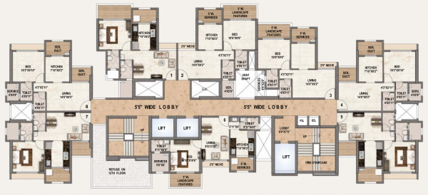  lakefront Parth Lakefront Cluster Plan