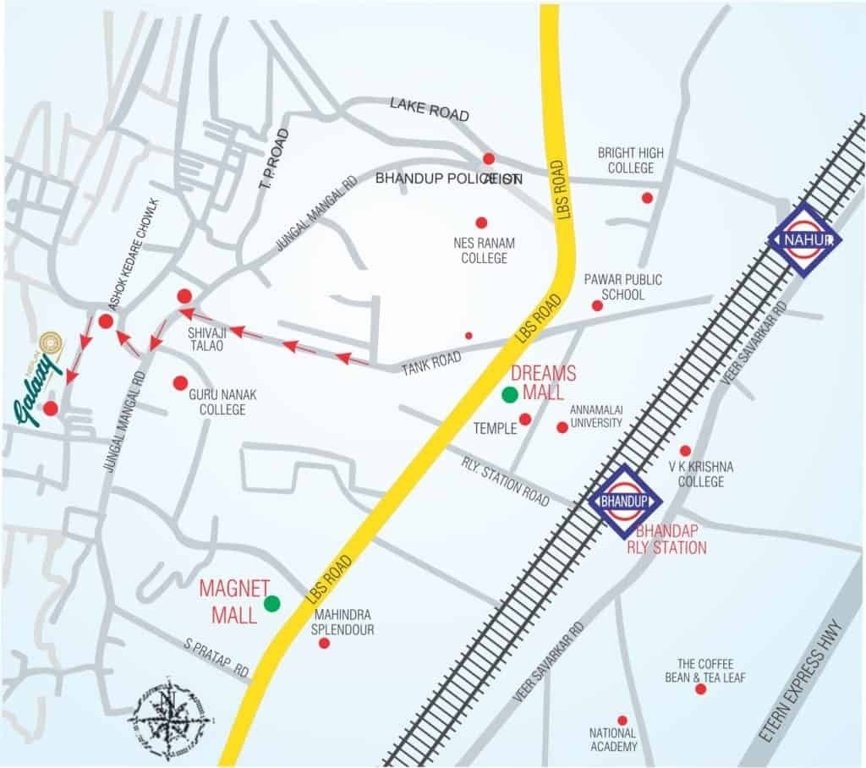  galaxy Location Plan
