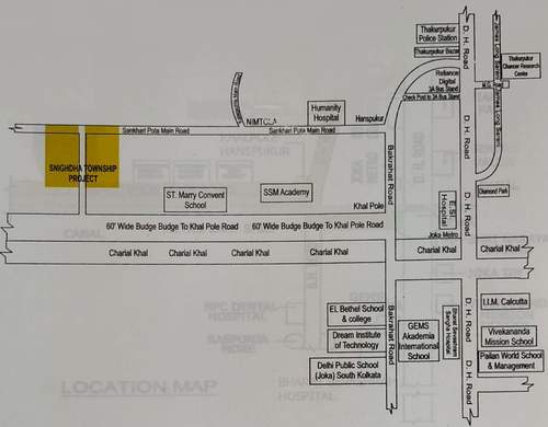 Images for Location Plan of ELMS Snigdha Township