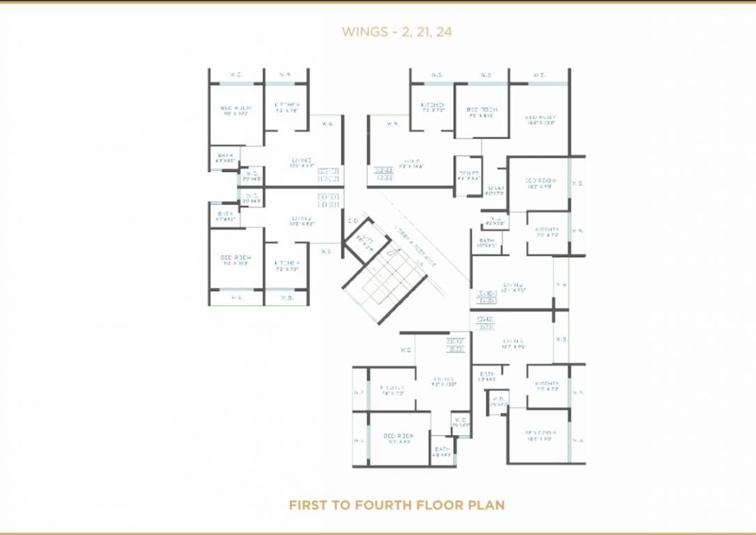  galaxy garden plot 2 and plot Galaxy Garden Plot 2 Building No 12 Cluster Plan