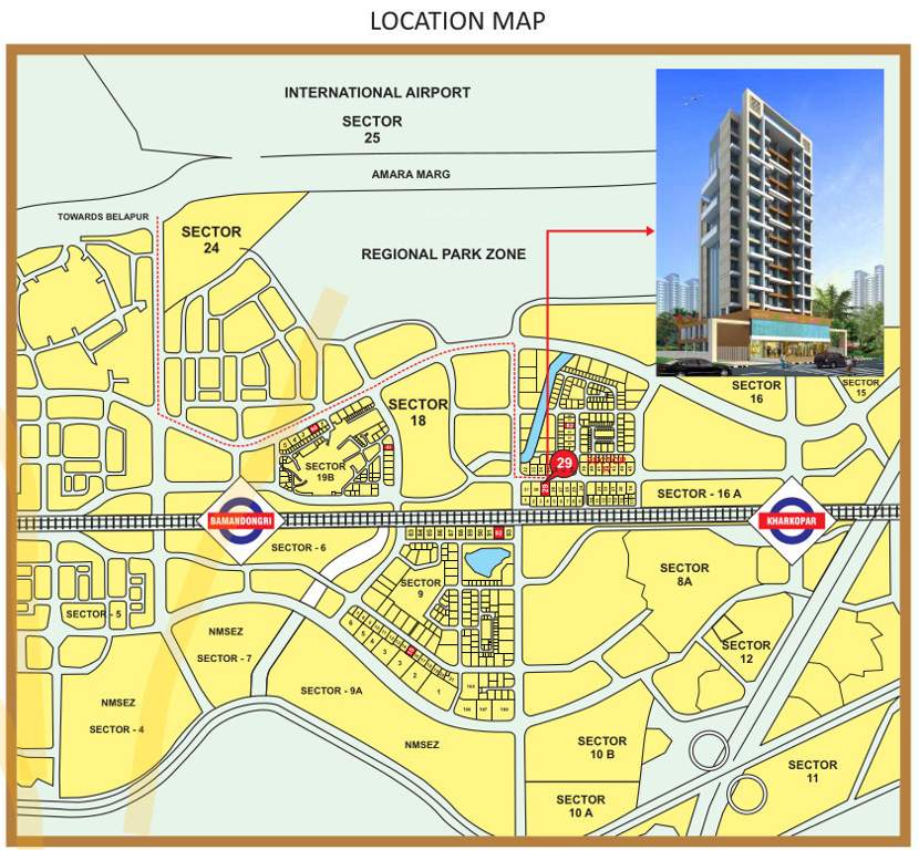  bhakti aura Location Plan