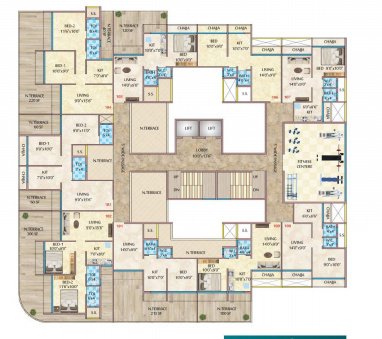  belleza Bhaveshwar Belleza Cluster Plan