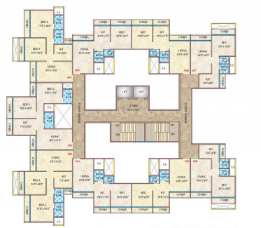  belleza Bhaveshwar Belleza Cluster Plan