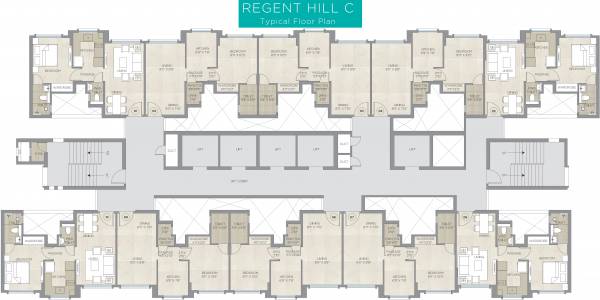 Images for Cluster Plan of Hiranandani Regent Hill A B C D And E Wing