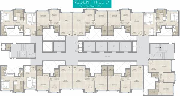 Images for Cluster Plan of Hiranandani Regent Hill A B C D And E Wing