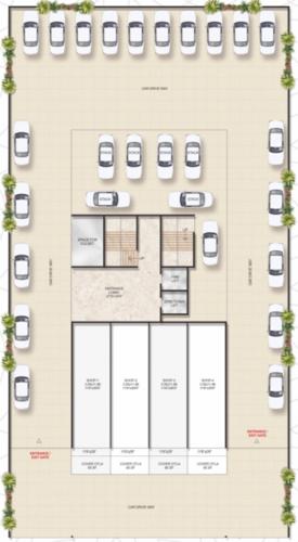  exotica Neelkanth Exotica Cluster Plan For Ground Floor