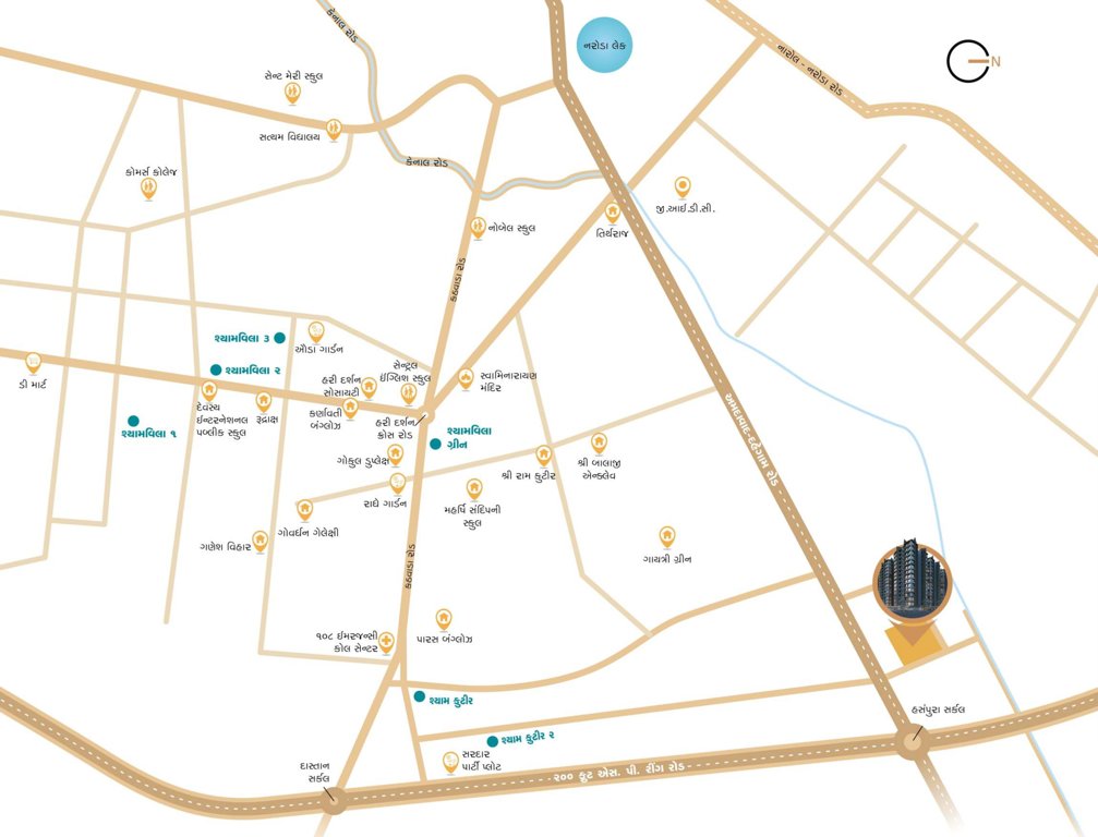 Images for Location Plan of Spelndid Murlidhar Heights