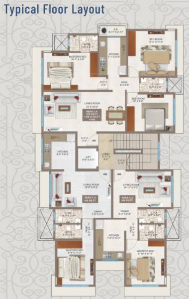  apartment-chsl Jayakunj Apartment CHSL Cluster Plan