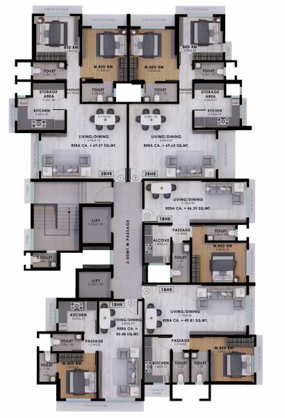  fortuna-blue Kamal Heights Cluster Plan