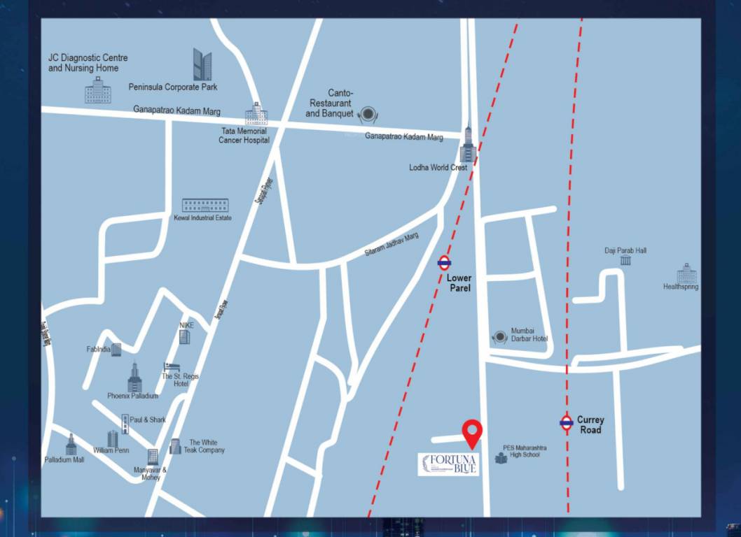  fortuna blue Location Plan