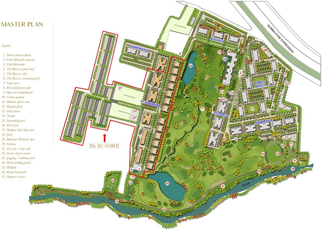 Images for Master Plan of Lodha Belmondo Pebble Beach D