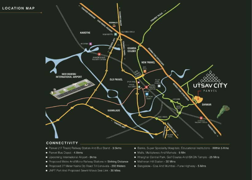  utsav city phase iii Location Plan