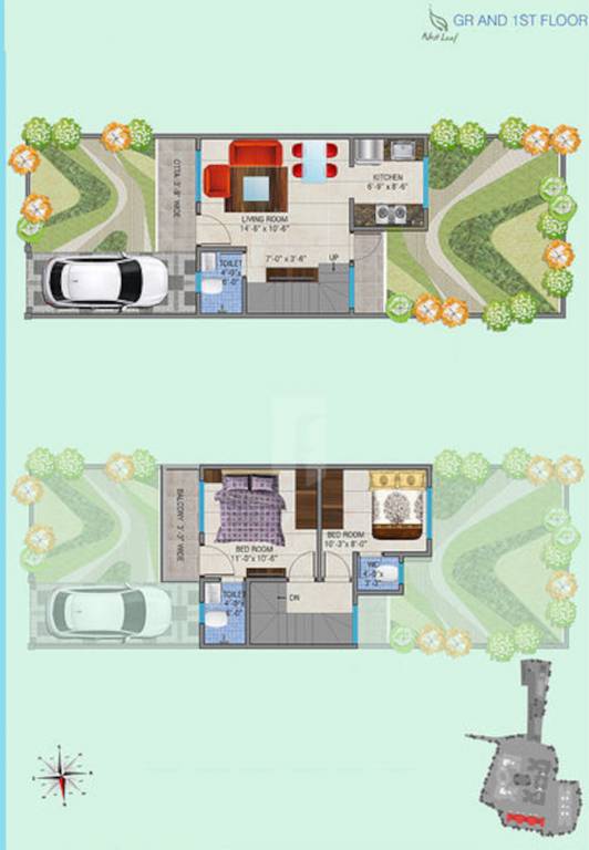  leaf phase 2 Building Type E Cluster Plan