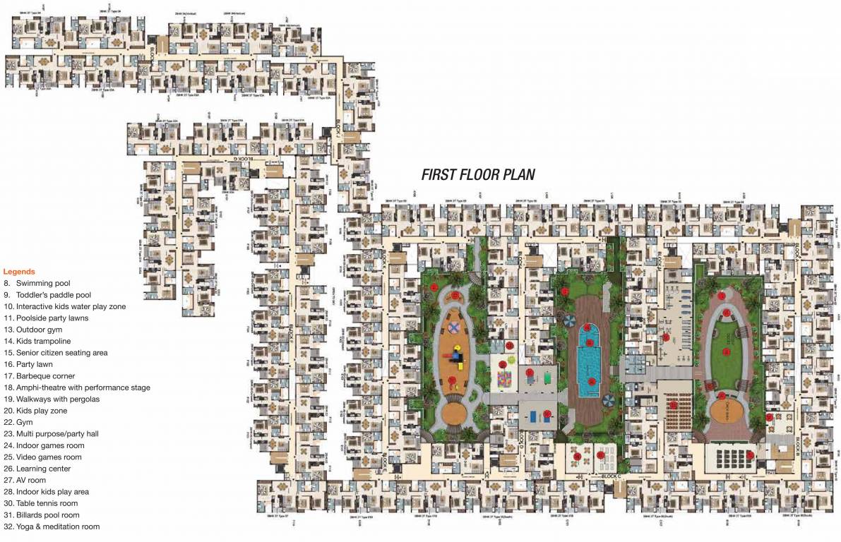 Images for Cluster Plan of Casagrand Savoye