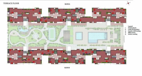  savoye Savoye Cluster Plan for Terrace Floor