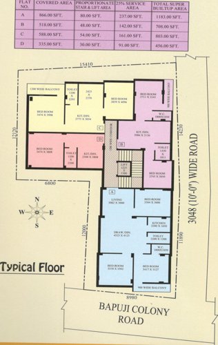 Images for Cluster Plan of Siddhi Vinayak Vinayak Apartment 2