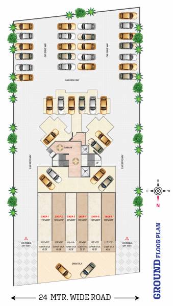  pillars-bellview Sarang Pillars Bellview Cluster Plan For Ground