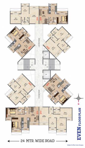  pillars-bellview Sarang Pillars Bellview Even Cluster Plan