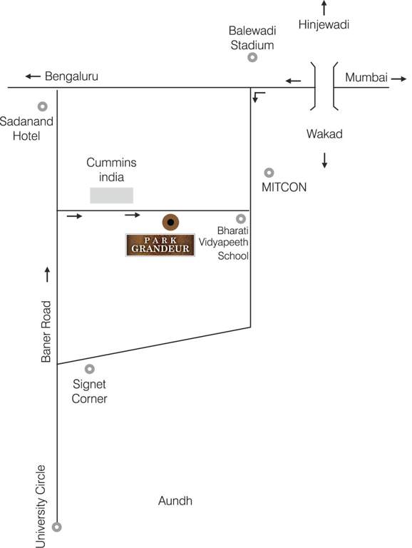 Images for Location Plan of Pride Purple Park Grandeur Phase II