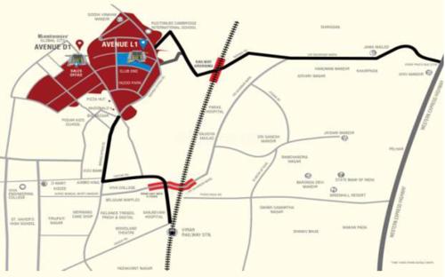 Location Plan virar-avenue-l1-l2-and-l4-wing-a-and-b Location Plan