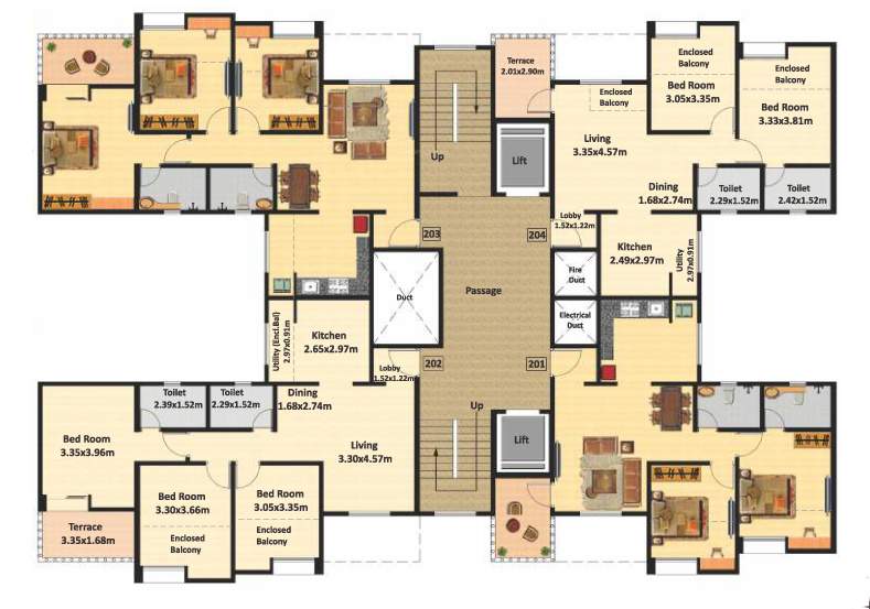 Images for Cluster Plan of Nyati Enchante III