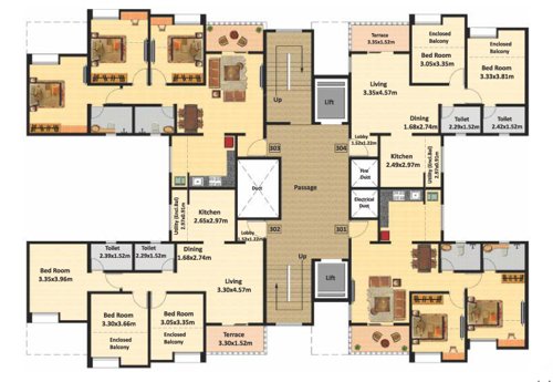 Images for Cluster Plan of Nyati Enchante III