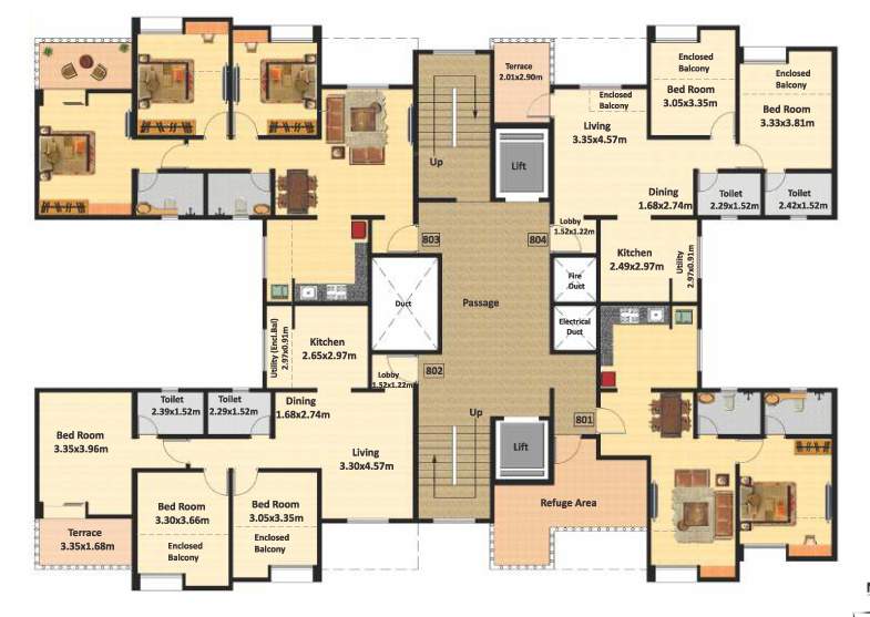 Images for Cluster Plan of Nyati Enchante III