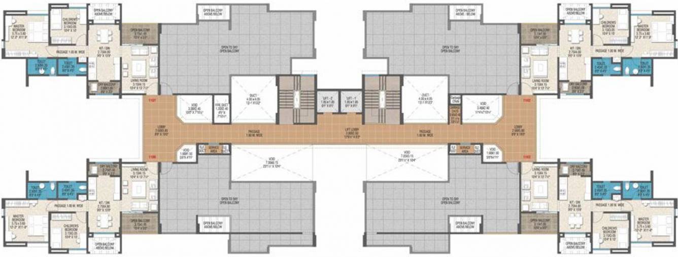 Images for Cluster Plan of Bandal Sudatta Sankul B Building